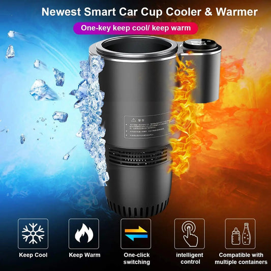 🔥Last Day 50% OFF🔥 Smart Car Cup Holder Heating -  Cooling